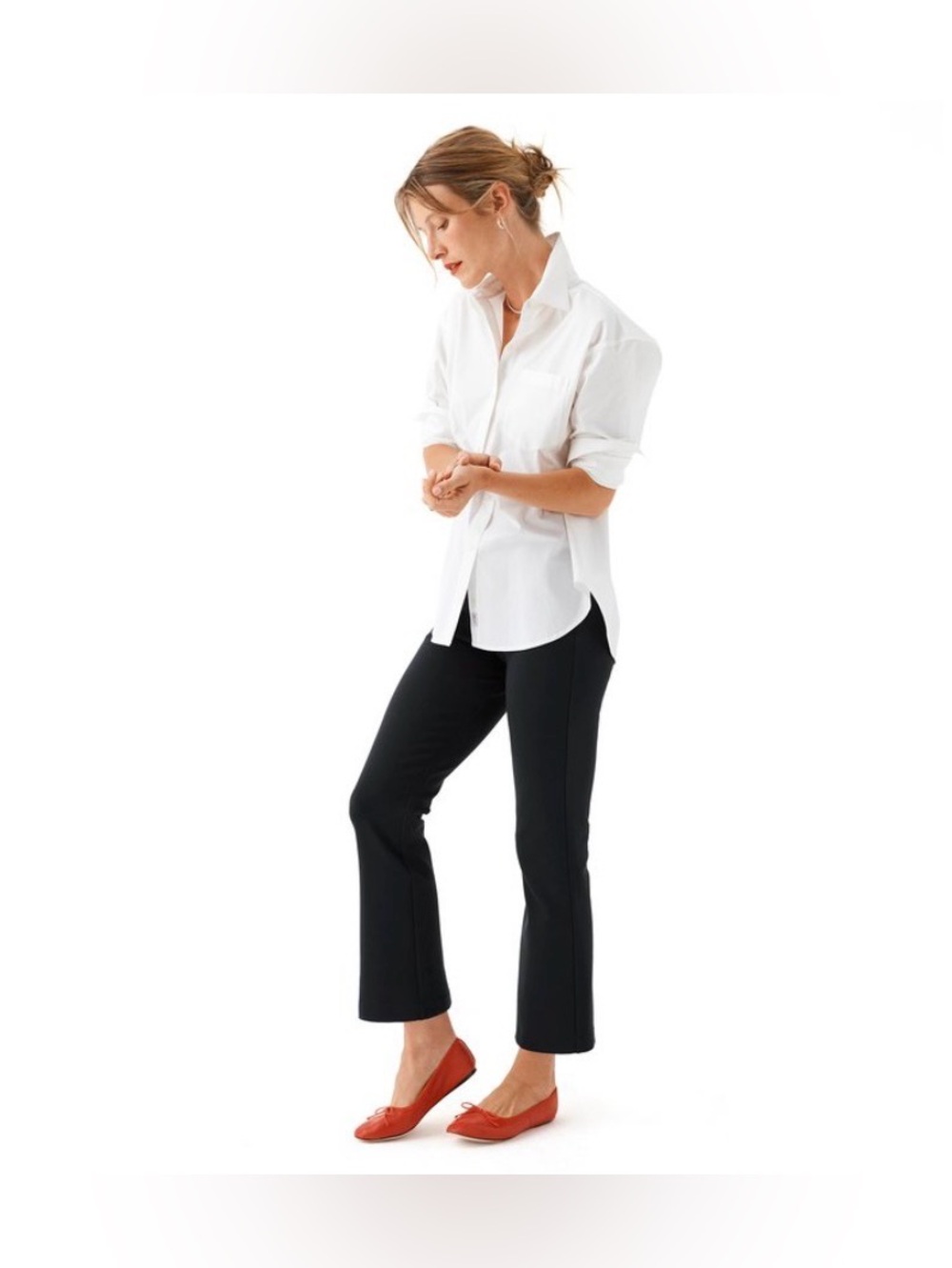 Vineyard‎ Vines Women's Ponte Anchor Kick Flare Pants In Black Size Small NWOT